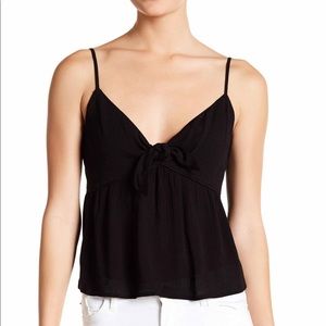 Elodie Sleeveless Cami Top with Tie At Front